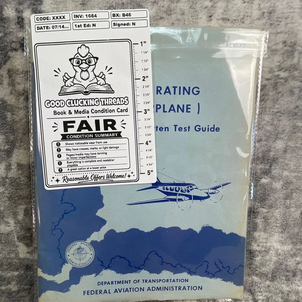 Instrument Rating Airplane Written Test Guide FAA AC 61-8B Vintage